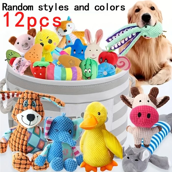 Puppy Plush Teething Toy Set